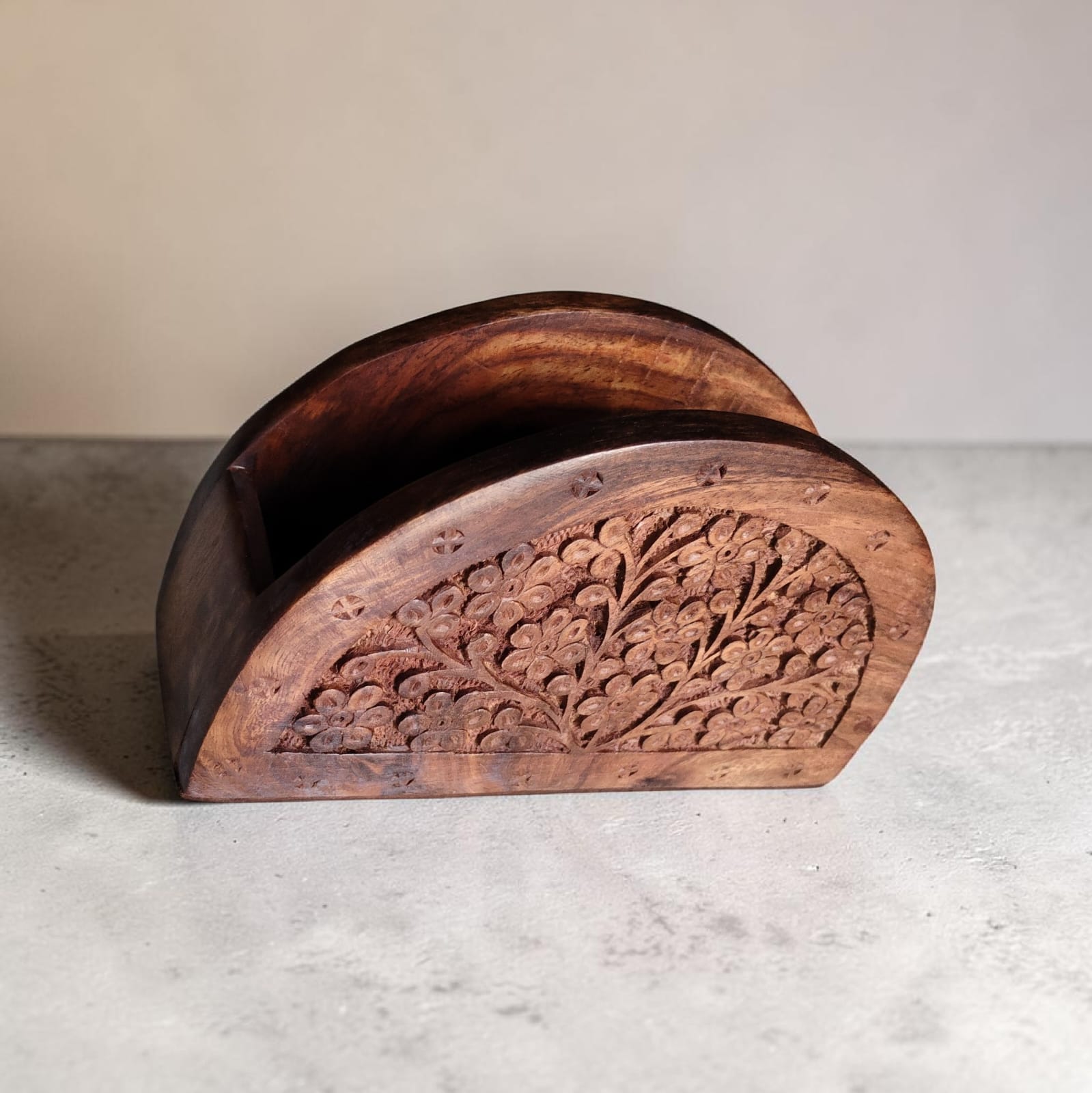 Handcraft Wooden Napkin Holder Combo Set(Pack of 2) — image 2