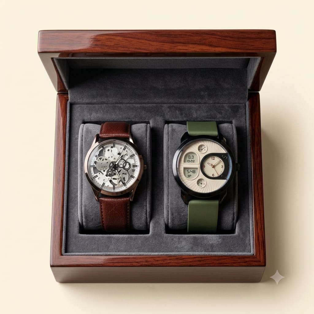 Men's Designer Quartz Watch combo — image 3
