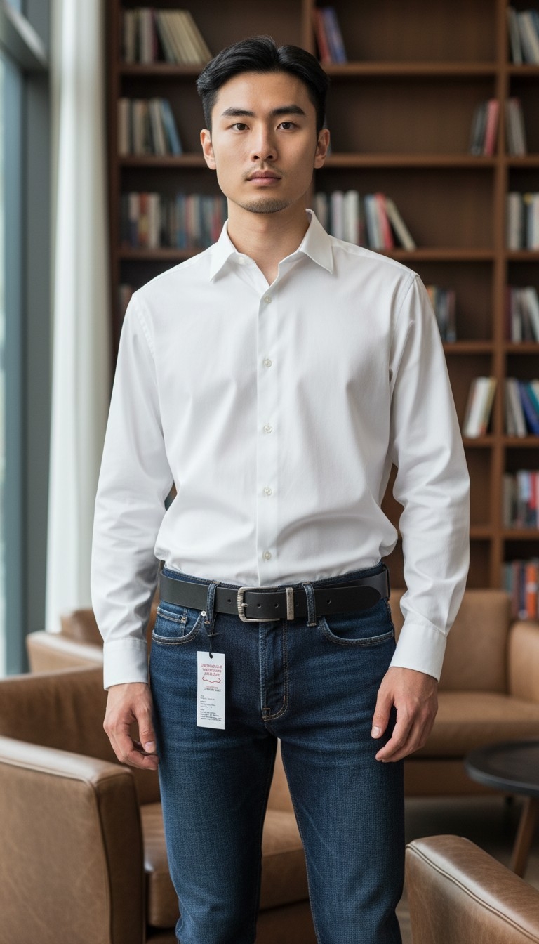 Men's Premium Reversible Leather Belt