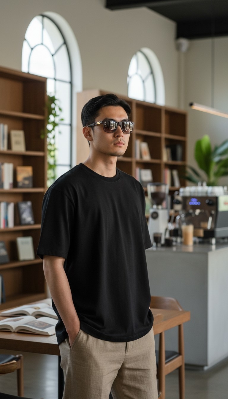 Men's Retro Square Sunglasses — image 3