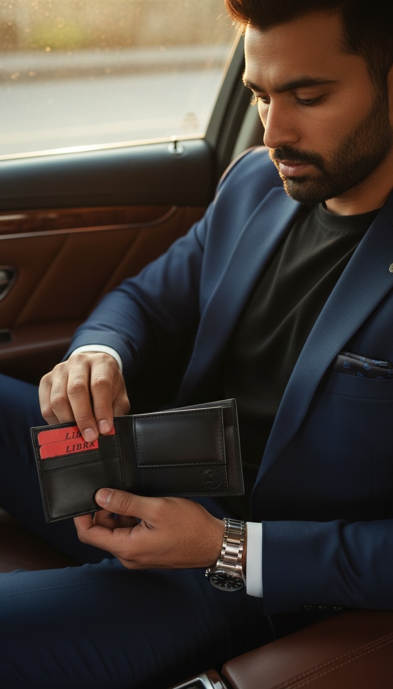 Men's Leather Bifold Wallet